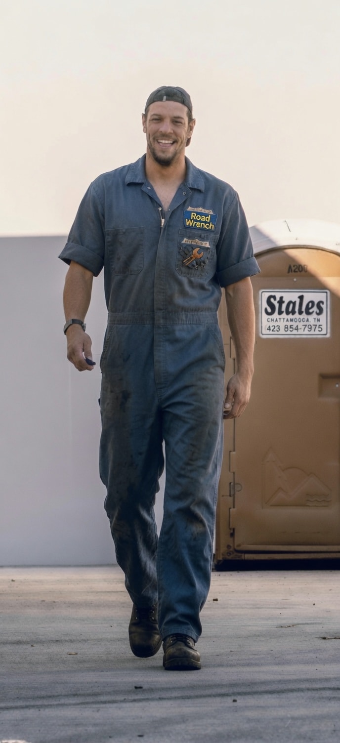 Road Wrench diesel mechanic at work